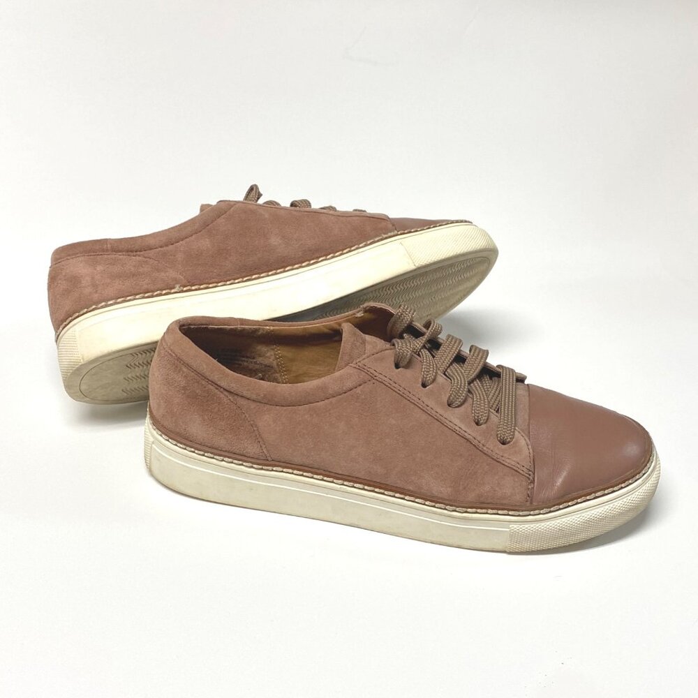 size 8‎ M Caslon Camden mauve suede leather sneakers lace up shoes womens